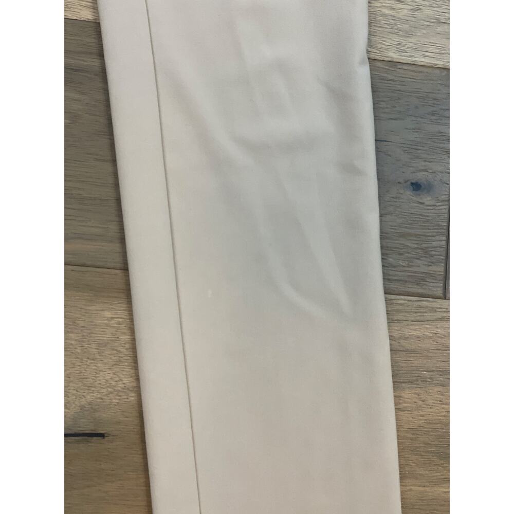 Calvin Klein Tan Pants Size 2 Gold Zipper Tapered Ankle Stretch Slim Fit - Picture 9 of 12